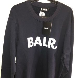 BALR. Brand Crew Neck Sweater new soft
